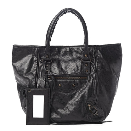 Balenciaga Agneau Classic Hardware S Sunday Tote Black 1 of 10