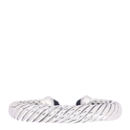 David Yurman Sterling Silver Black Onyx 10mm Waverly Bracelet 3 of 4