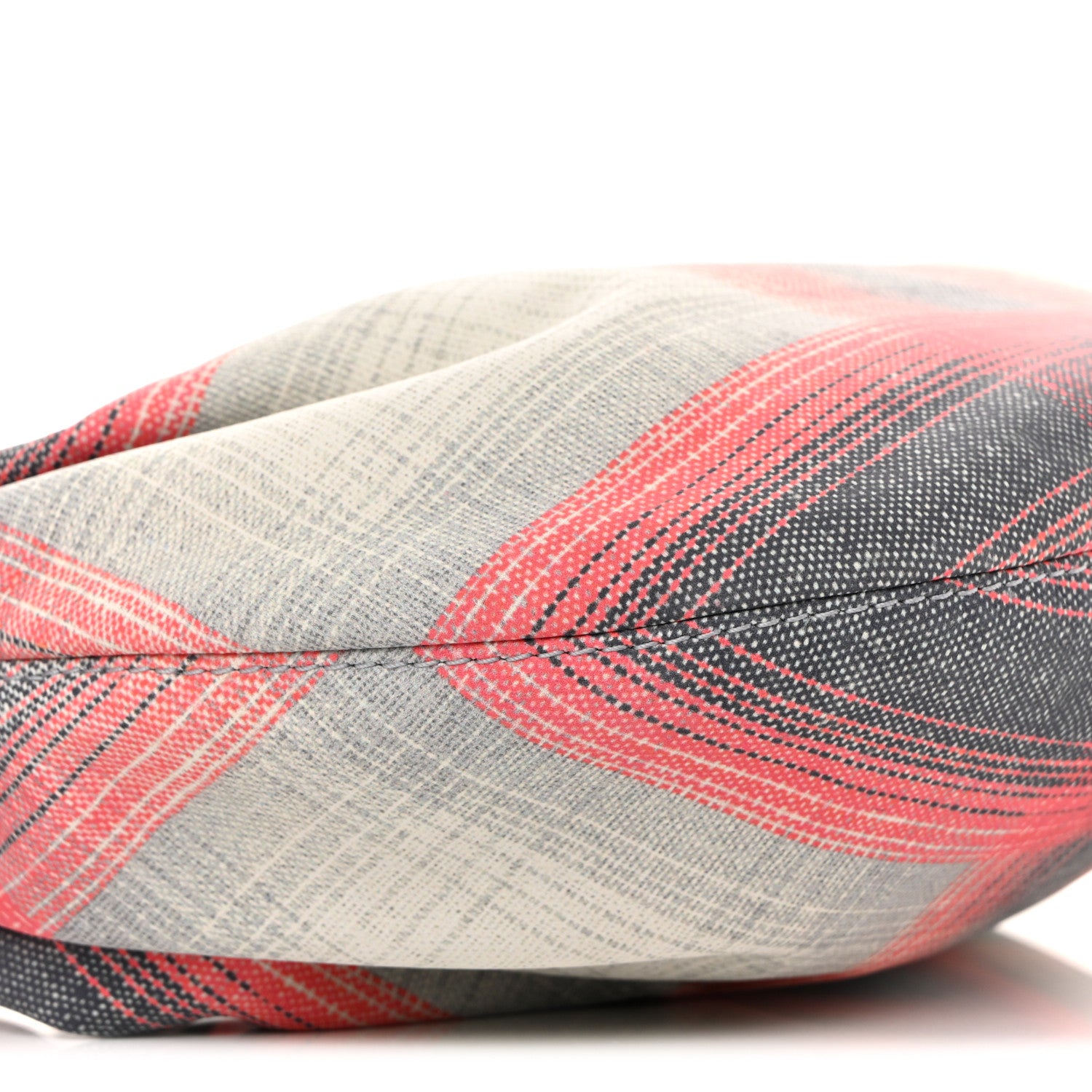 Bottega Veneta Nappa Tartan Shirt Effect Mini Jodie Grey Red 9 of 10