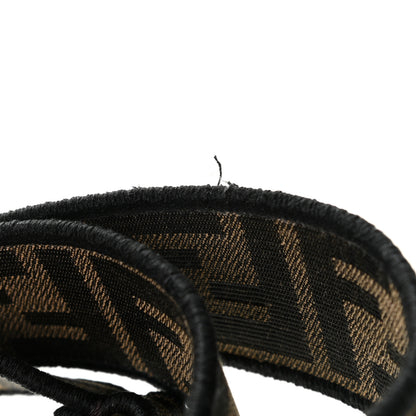 Fendi Fabric Jacquard FF 1974 Strap You Tobacco Moro Black 4 of 4