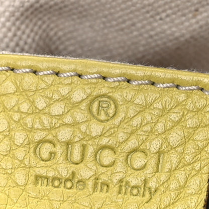Gucci Cellarius Calfskin Medium Bamboo Backpack Mimosa Flower 6 of 11