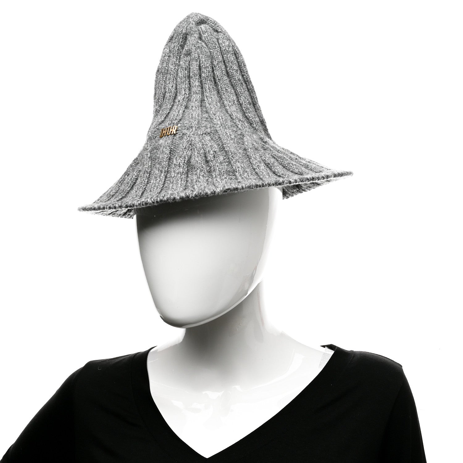 Christian Dior Wool Bucket Hat Grey 2 of 8