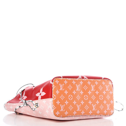 Louis Vuitton Monogram Giant Neverfull MM Rouge 5 of 11