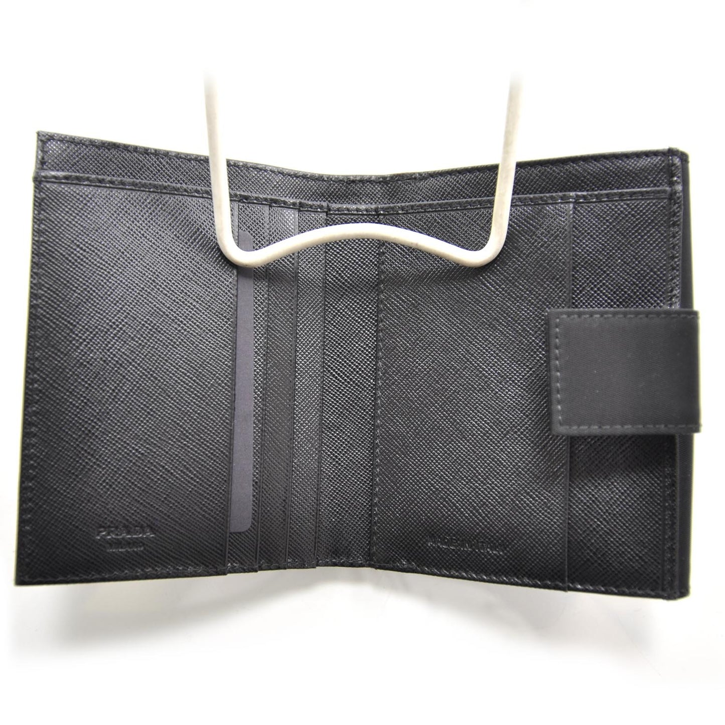 Tessuto Nylon Wallet Nero Black