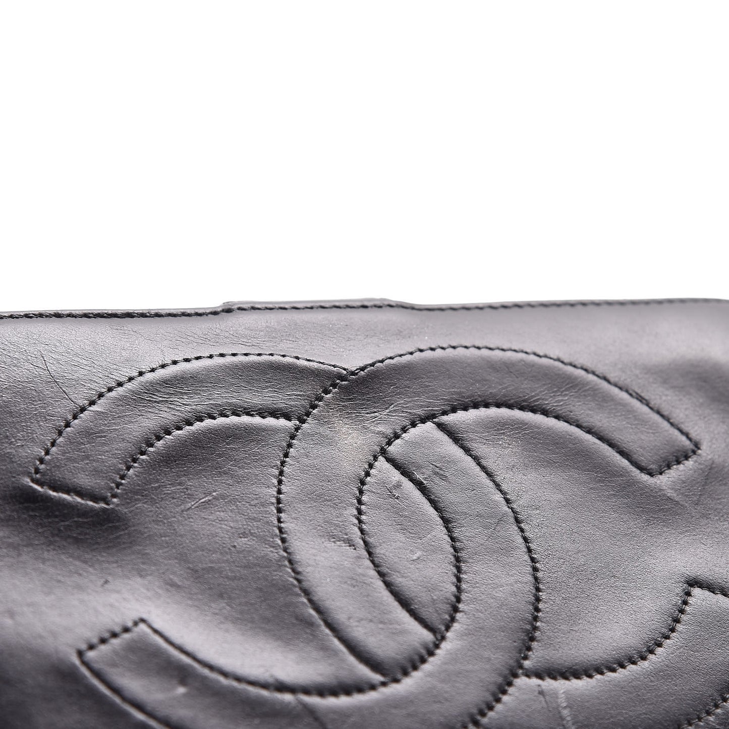 Lambskin Timeless CC French Wallet Black