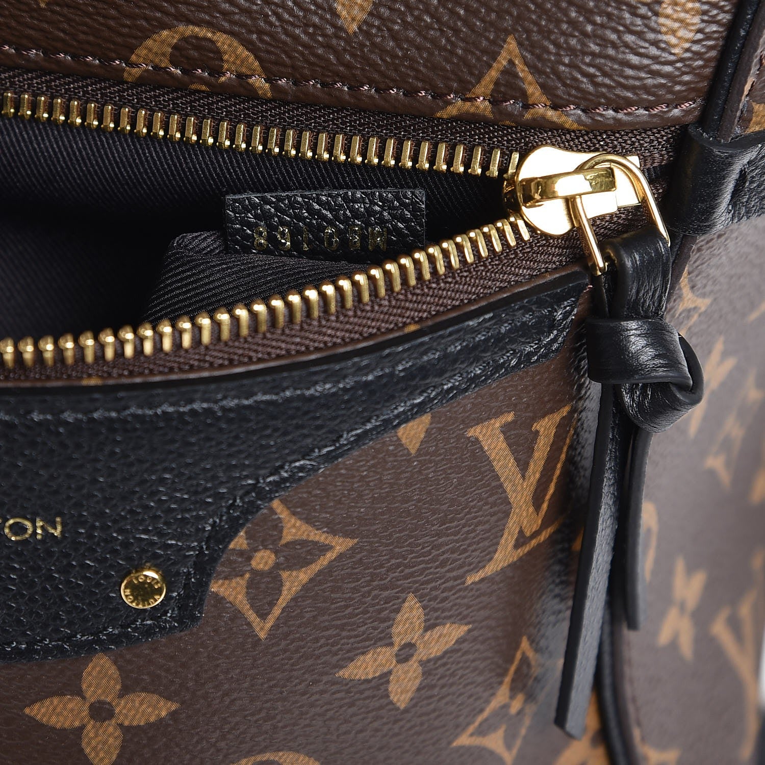 Louis Vuitton Monogram Tournelle PM Black 8 of 9