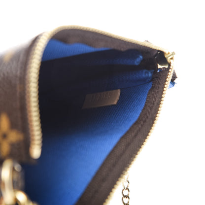 Louis Vuitton Monogram 2019 Christmas Animation Mini Venice Pochette Accessories Blue 7 of 8