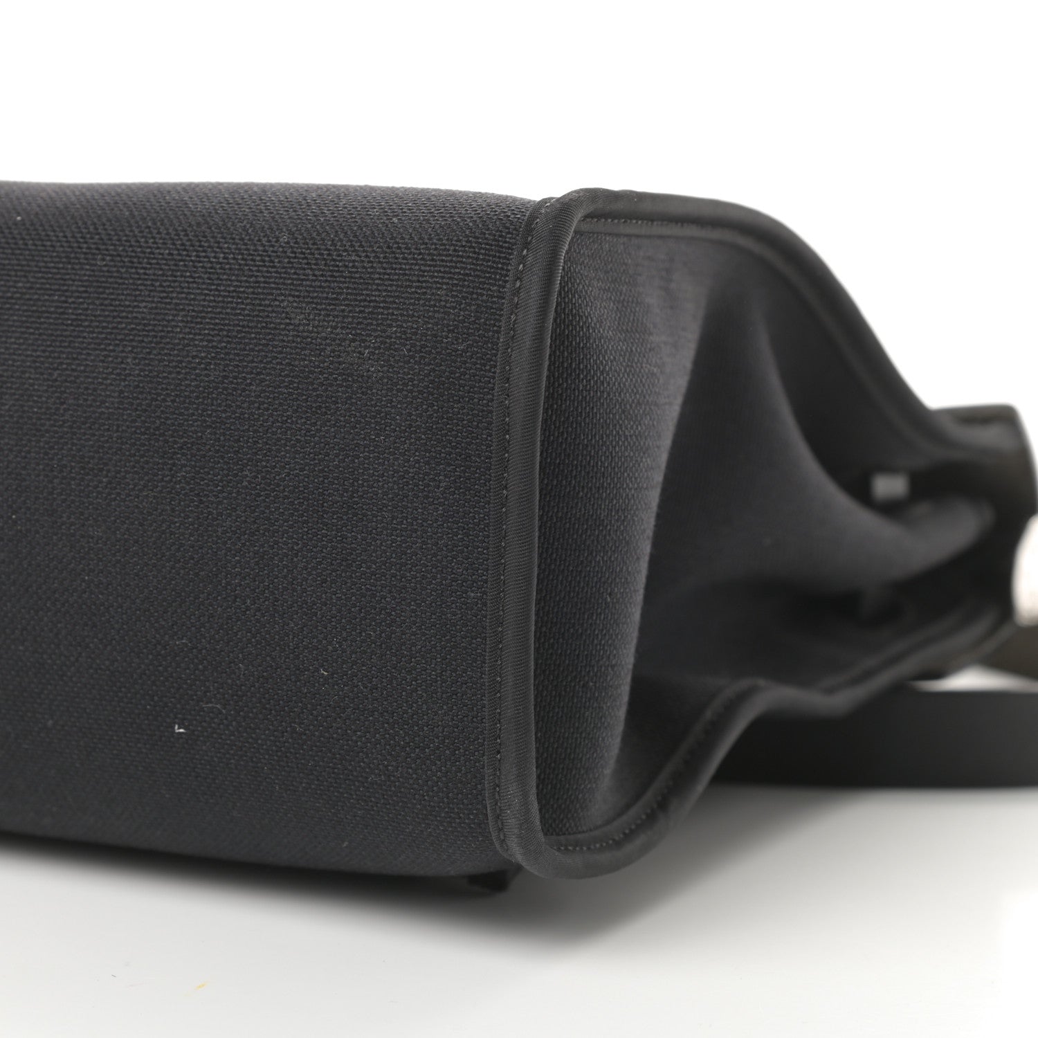 Hermes Military Toile Vache Hunter Herbag Zip PM 31 Black 11 of 17