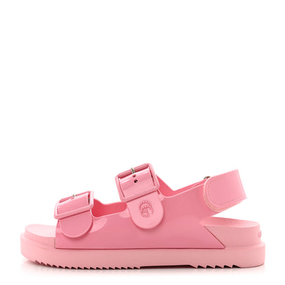 Gucci Rubber Mini Double G Womens Isla Dad Sandals 35 Wild Rose 1 of 8