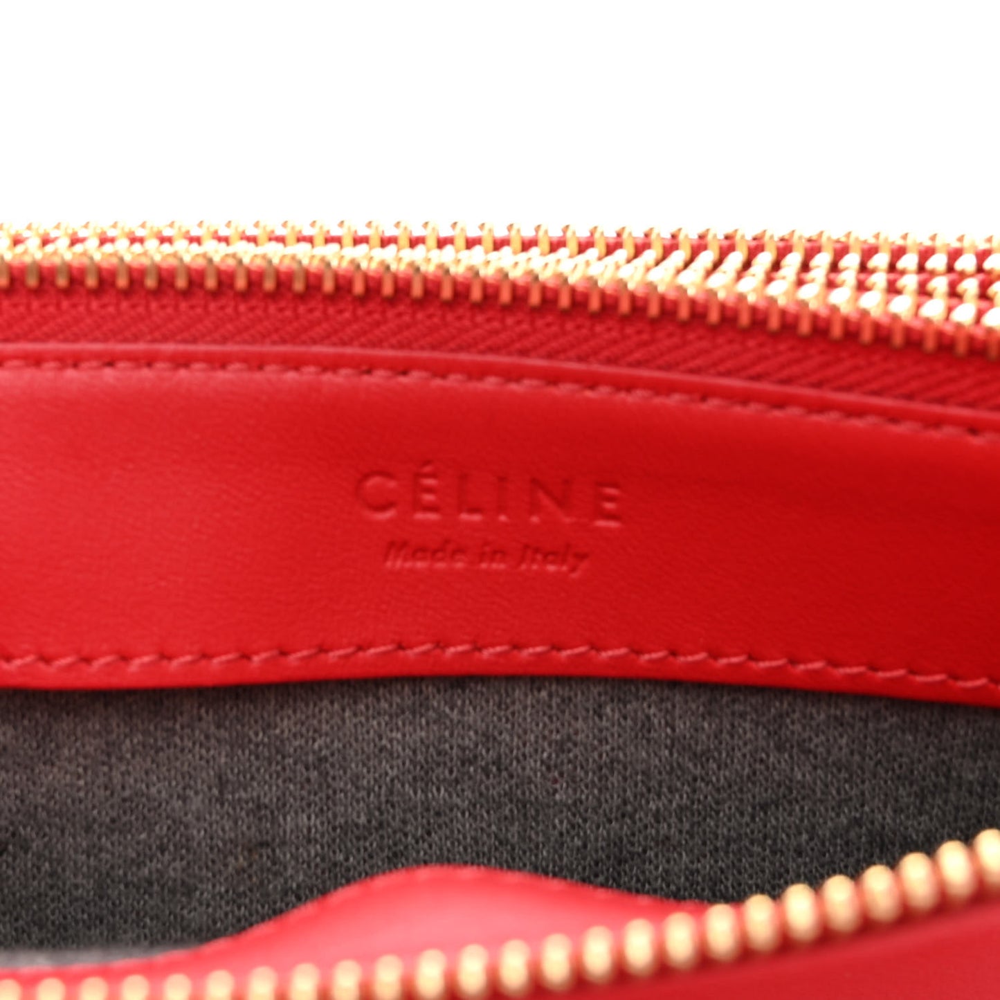 Lambskin Small Trio Crossbody Bag Red