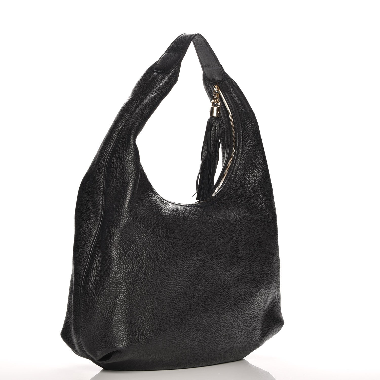 Gucci Pebbled Calfskin Large Soho Hobo Black 3 of 7