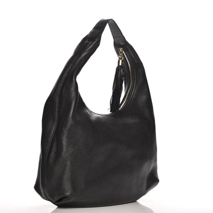 Gucci Pebbled Calfskin Large Soho Hobo Black 3 of 7