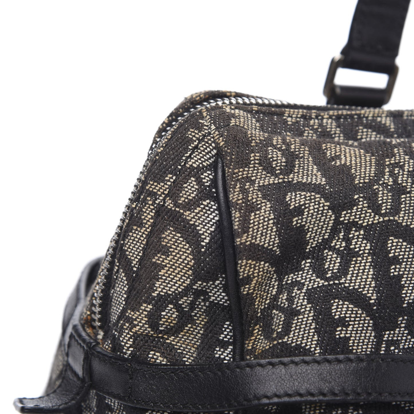 Denim Monogram Charms Shoulder Bag Blue