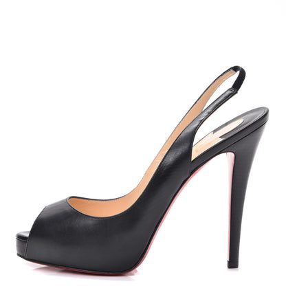 Christian Louboutin Kid No Prive 120 Pumps 39.5 Black 1 of 12