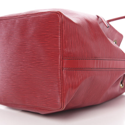 Louis Vuitton Epi Petit Noe Castillan Red 8 of 10