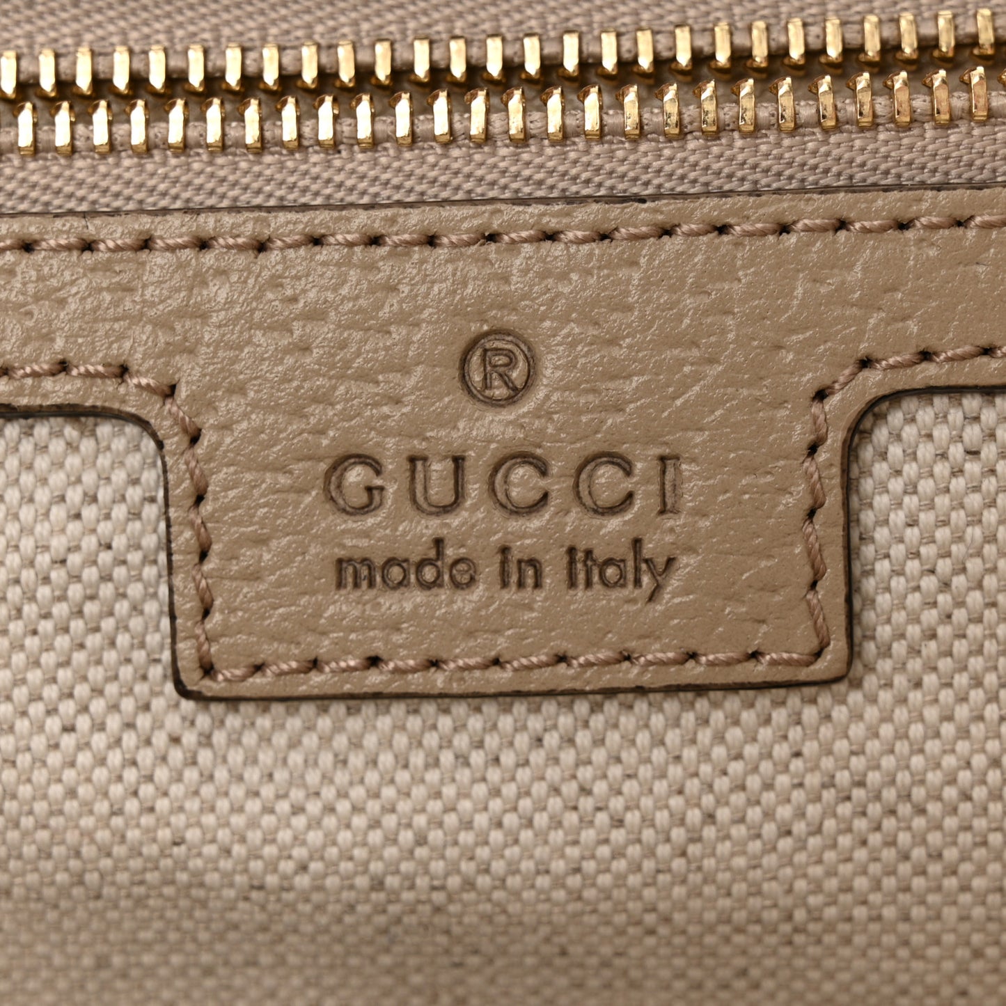 GG Supreme Monogram Textured Dollar Calfskin Web Medium Ophidia Shopping Tote Beige Mystic White Oatmeal