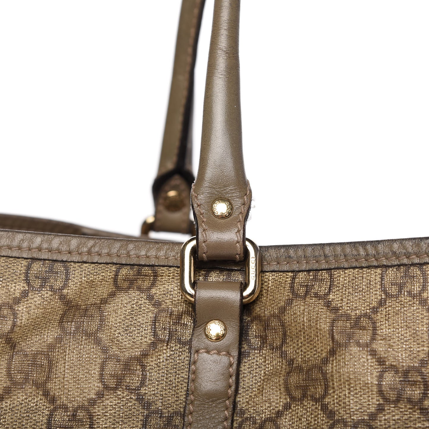 GG Plus Monogram Large Joy Tote Beige