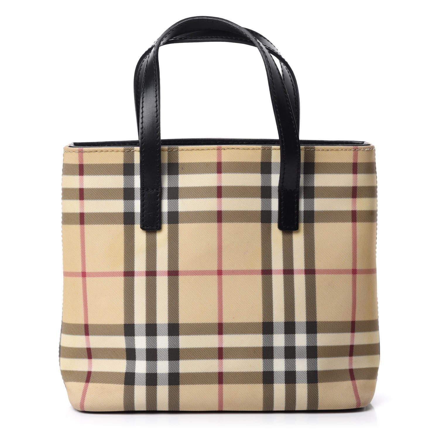 Burberry House Check Small Tote Black 1 of 10