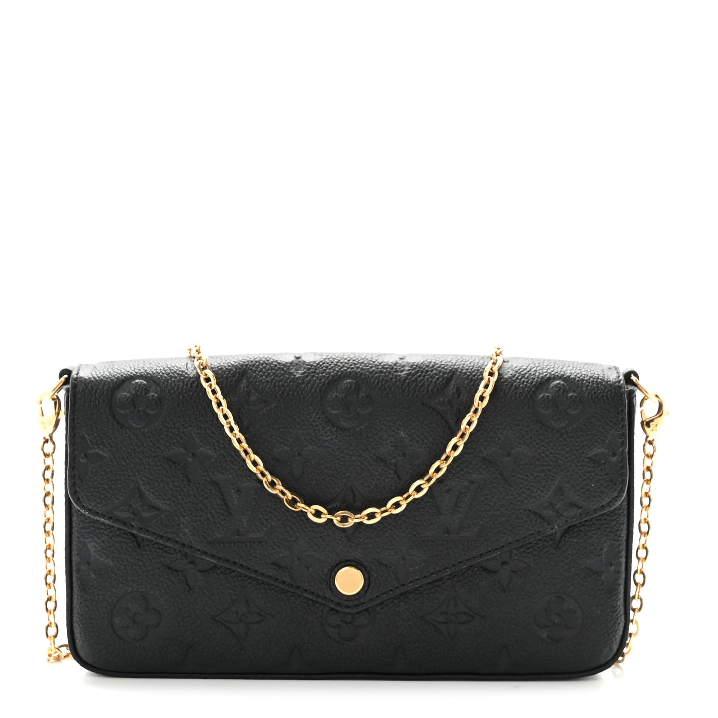 Empreinte Pochette Felicie Chain Wallet Black