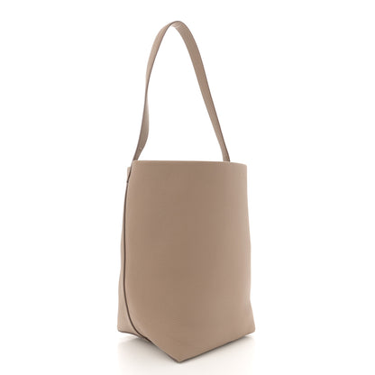 The Row Grained Calfskin Medium N/S Park Tote Dark Taupe 3 of 11