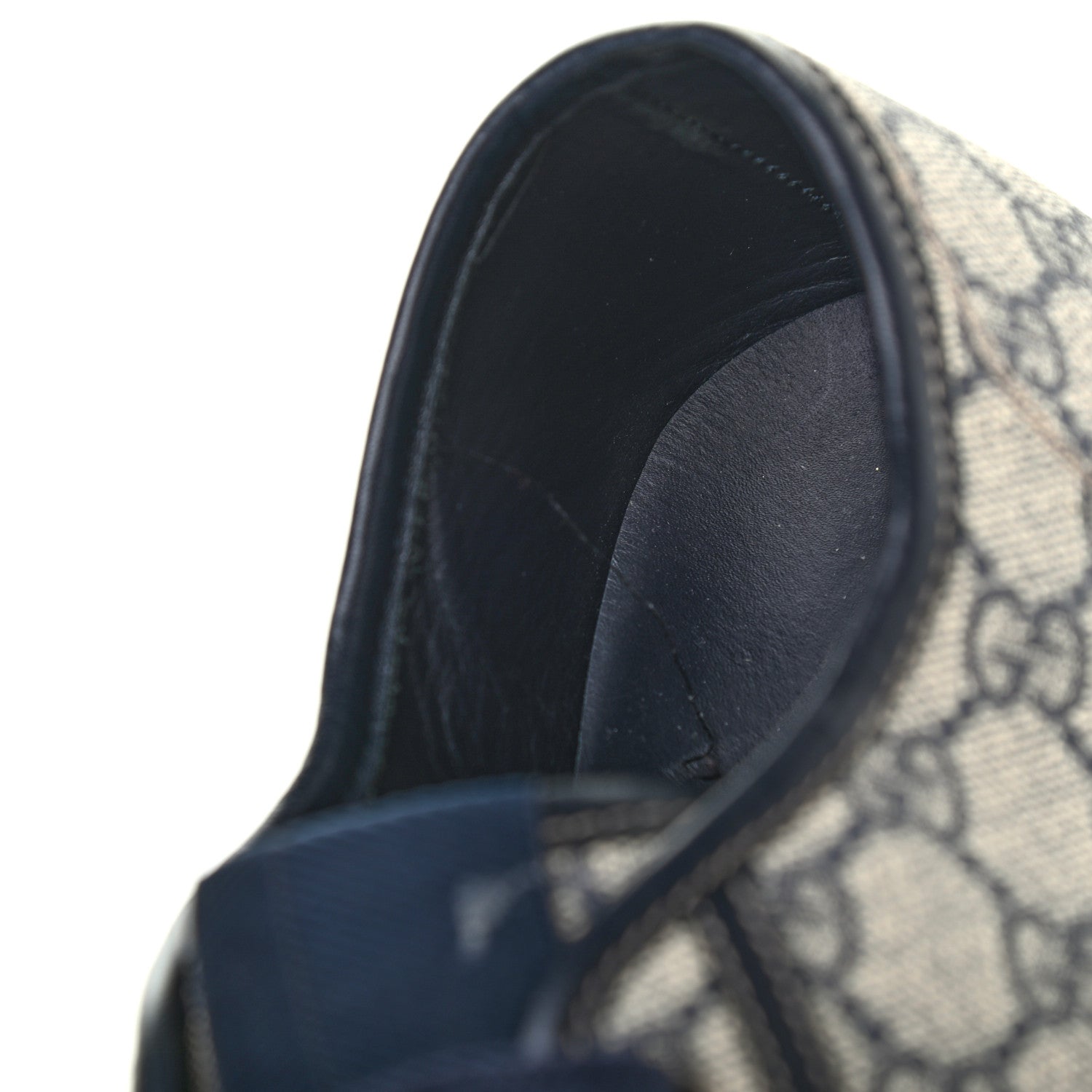 Gucci GG Supreme Monogram Mens Sneakers 7 Navy 12 of 16