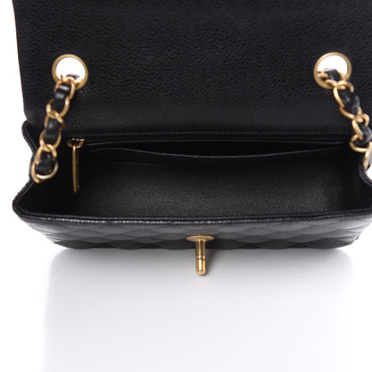 Chanel Caviar Quilted Mini Rectangular Flap Black 5 of 9