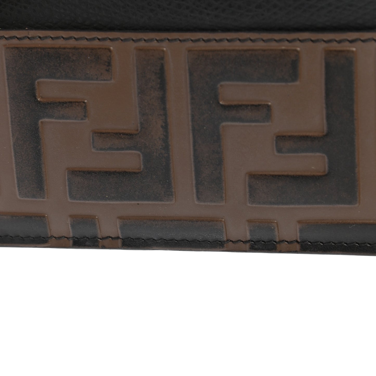 Vitello Cruise Bi-Color FF 1974 Embossed Card Holder Maya Black