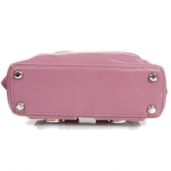 Leather Small Venetia Pink