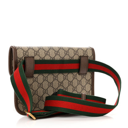 Gucci GG Supreme Monogram Neo Vintage Web Belt Bag Brown 3 of 11