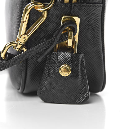 Prada Saffiano Small Camera Crossbody Bag Black 9 of 13