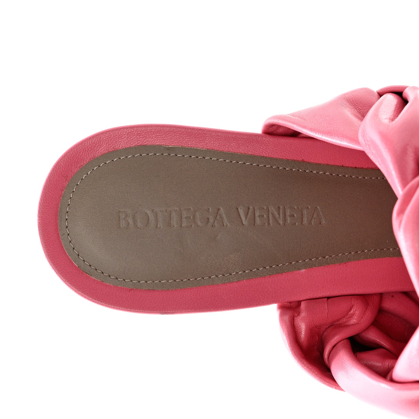 Nappa Intreccio The Board Platform Mule Sandals 39 Pink