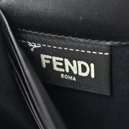 Fendi Vitello Liberty Lucido F is Fendi Continental Envelope Wallet on Chain Black 7 of 11