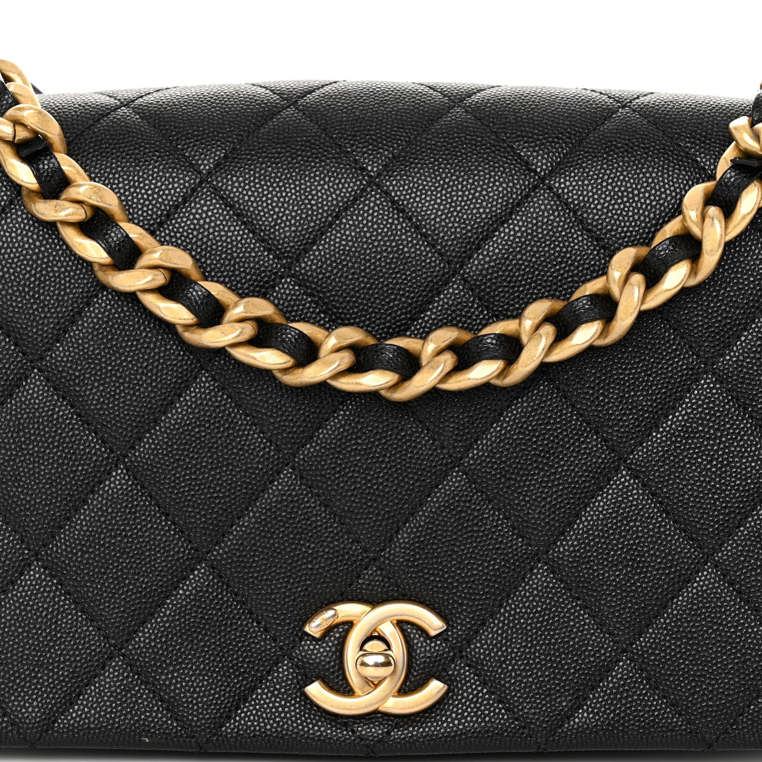 Chanel Caviar Quilted Medium Fashion Therapy Flap Bag Black 8 of 10