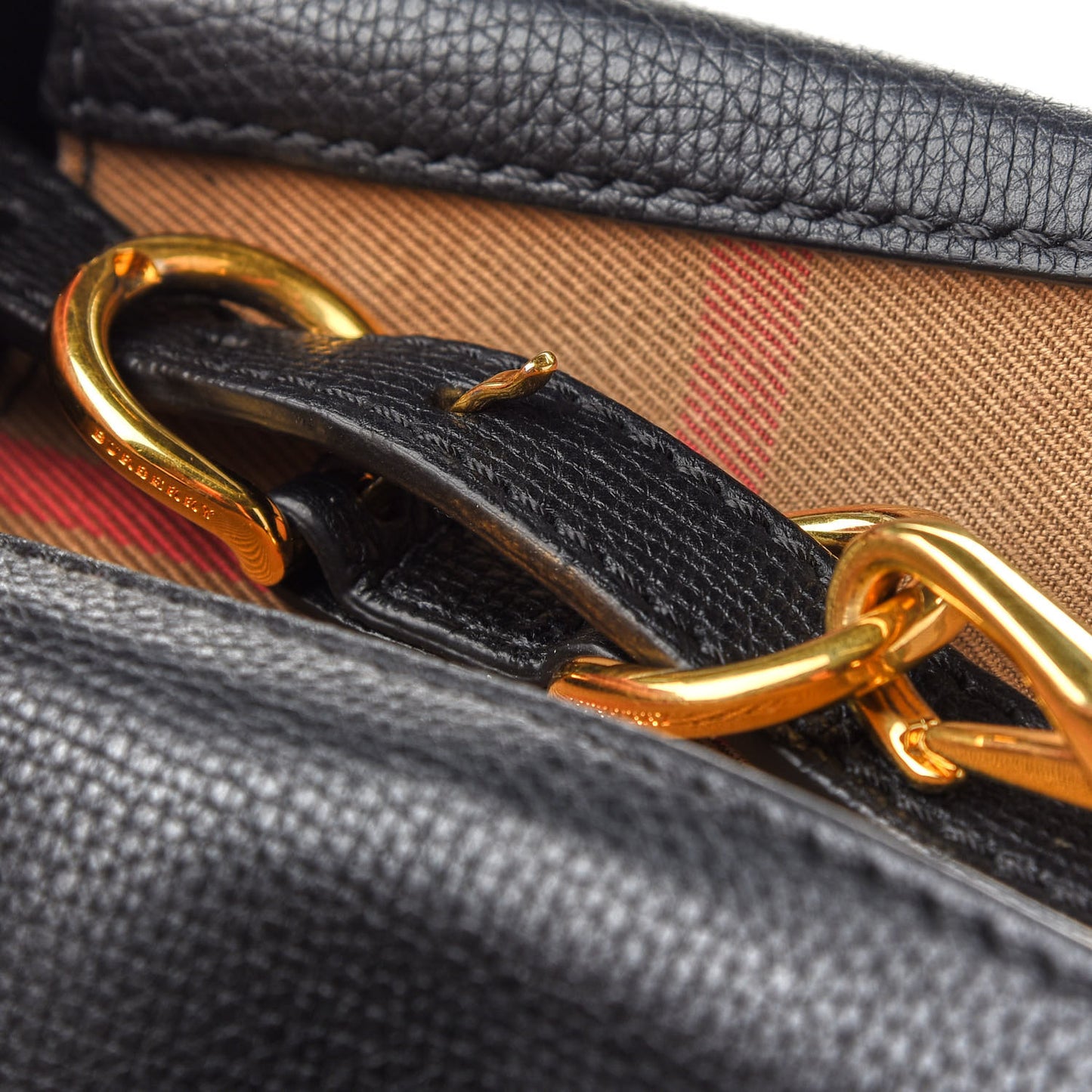 Derby Calfskin House Check Small Camberley Black