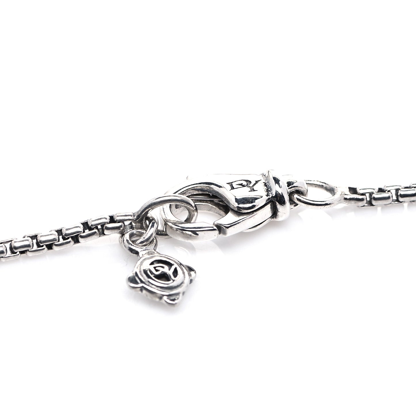 Sterling Silver Diamond 10mm Labyrinth Pendant Necklace