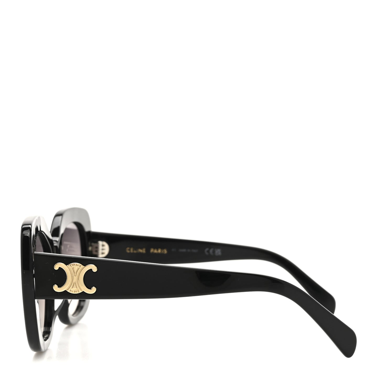 Acetate Triomphe 01 Square Sunglasses CL 40226U Black