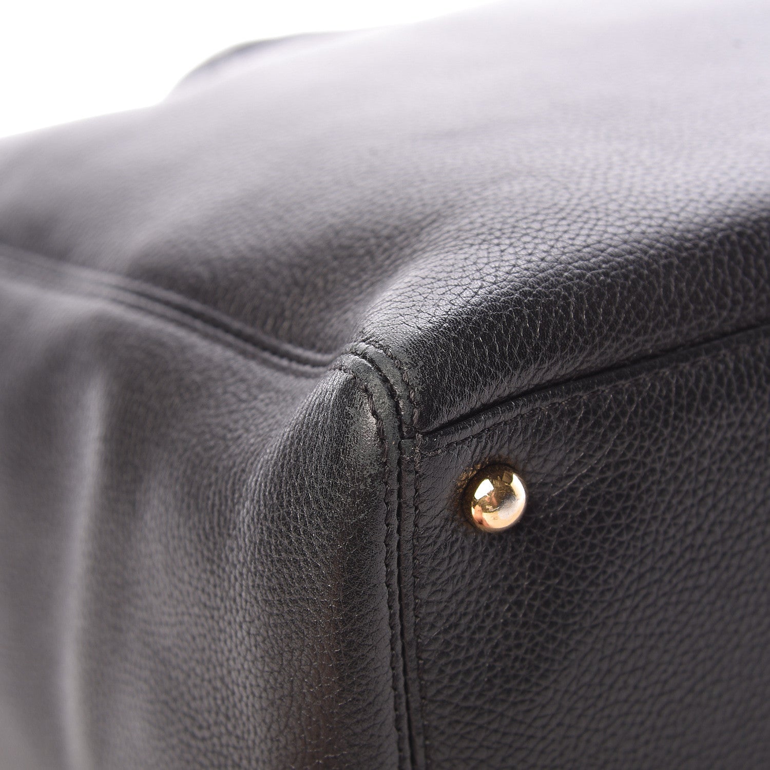 Chanel Calfskin Cerf Shopper Tote Black 12 of 14