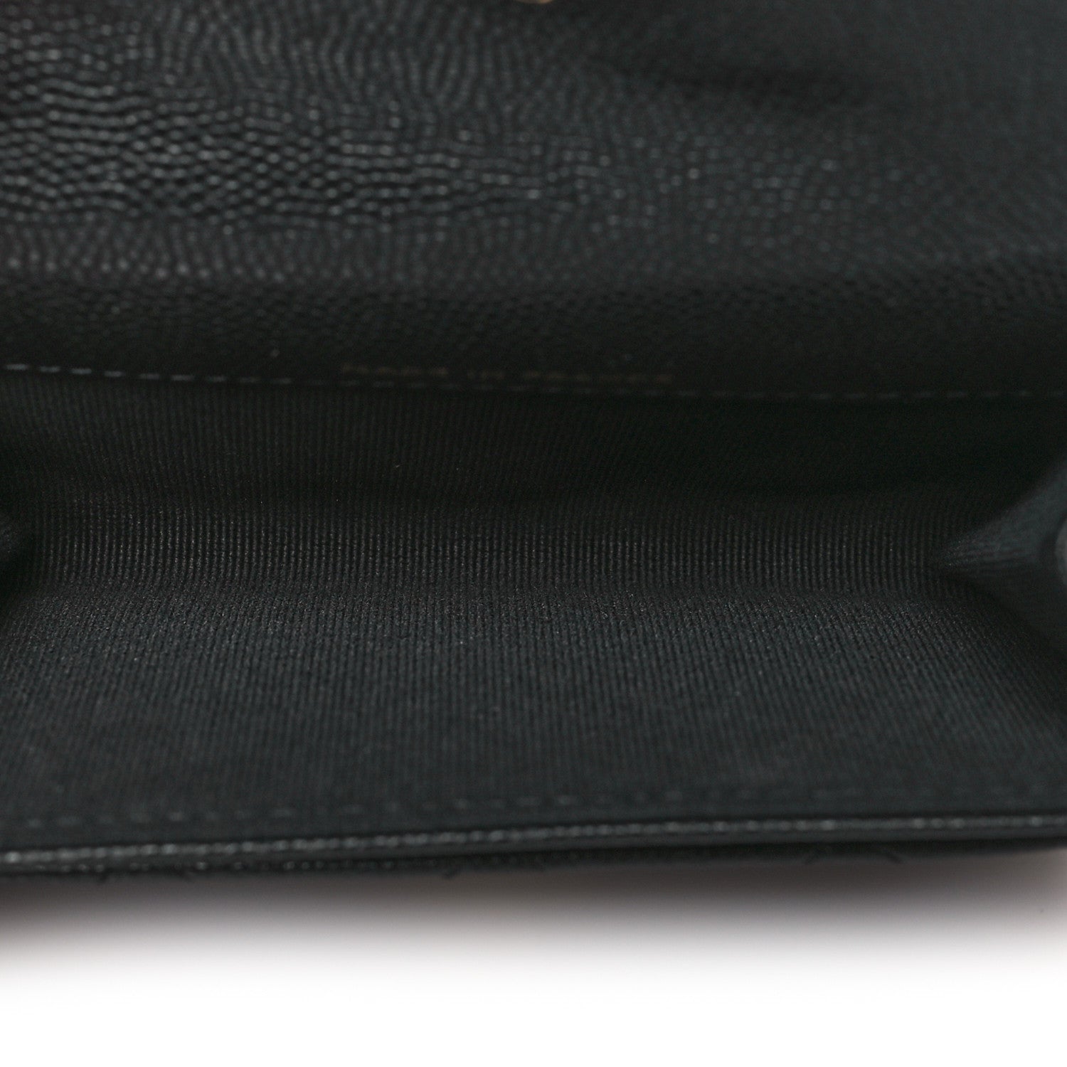 Chanel Caviar Quilted Textured CC Flap Card Holder Black 5 of 10