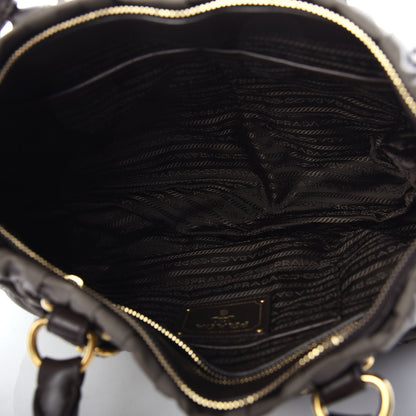 Prada Tessuto Nylon Gaufre Tote Fumo 5 of 12