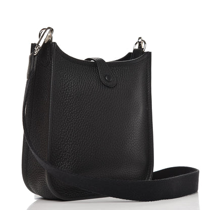 Hermes Taurillon Clemence Evelyne TPM Black 3 of 9