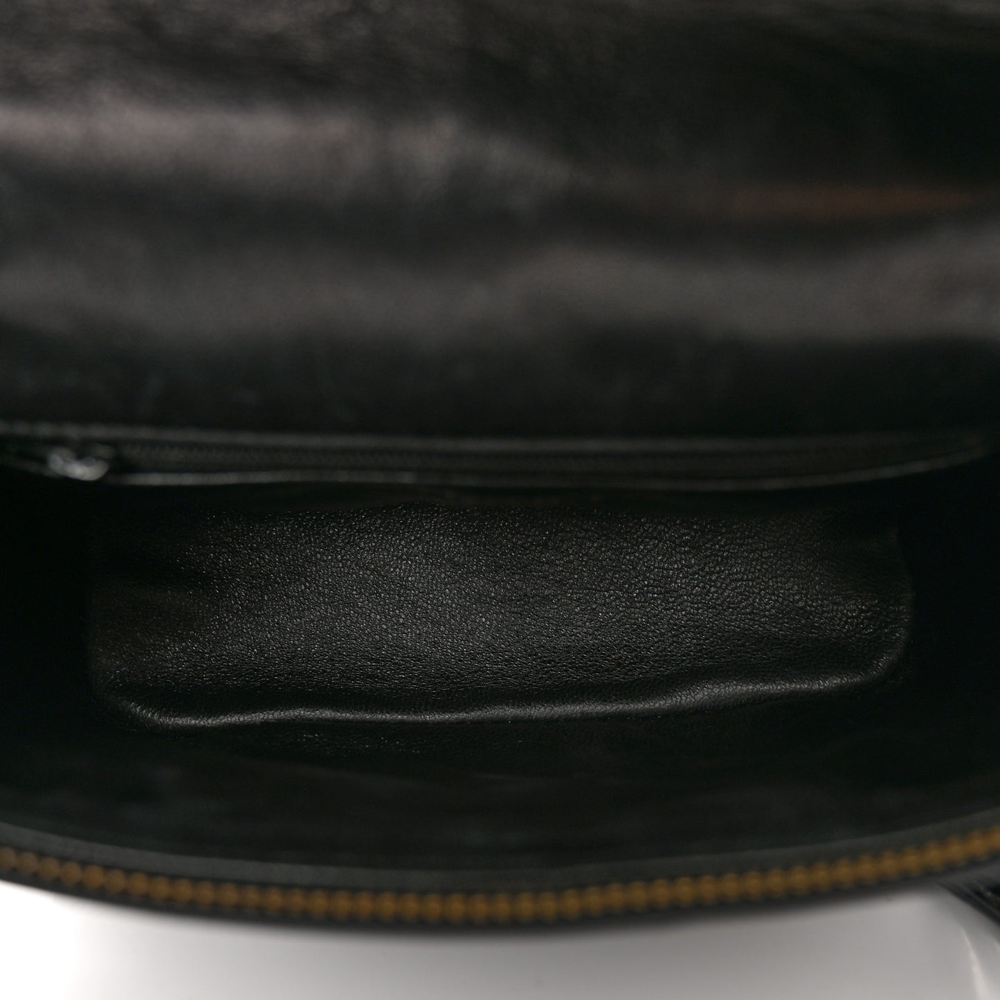 Lambskin Quilted Tassel Shoulder Bag Black