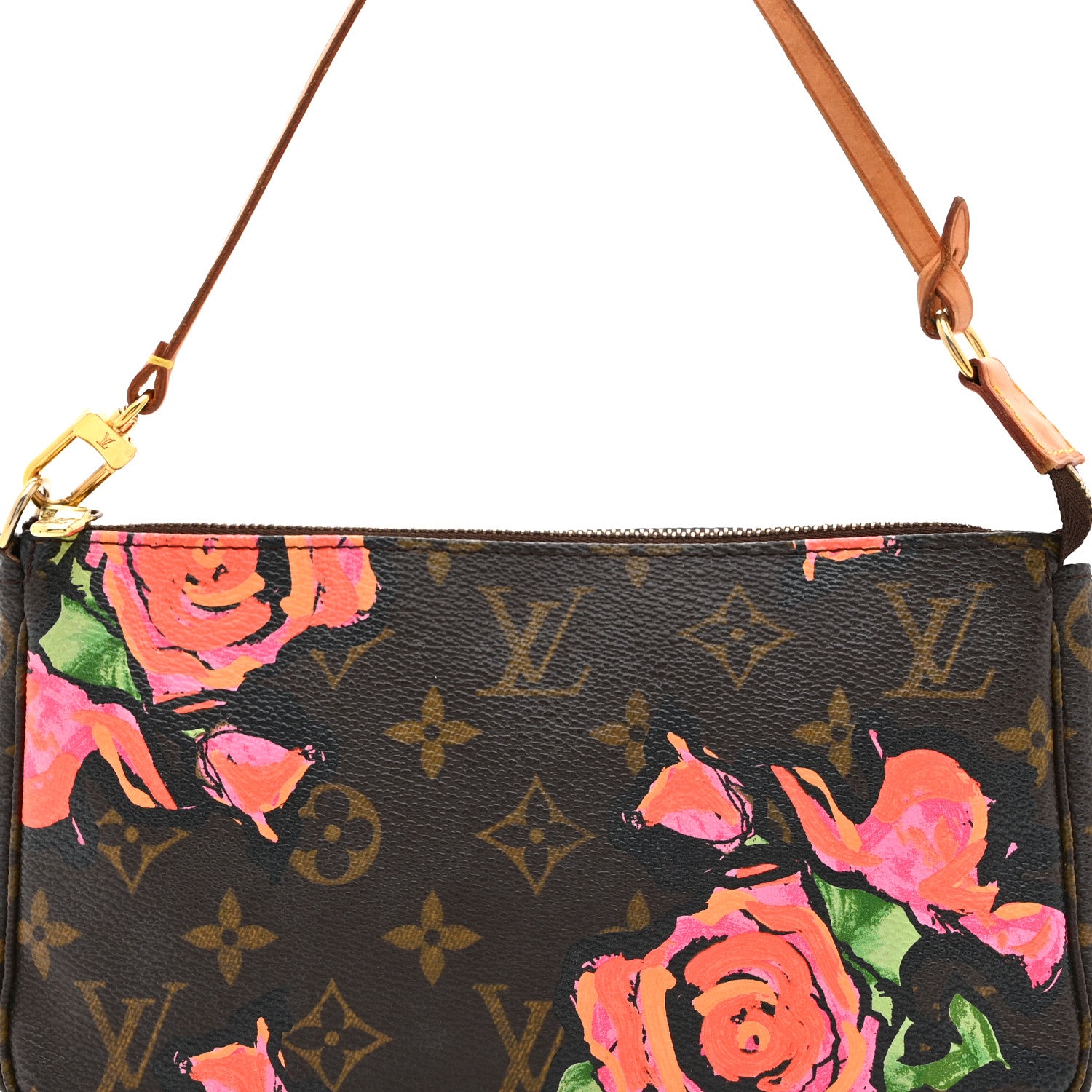 Louis Vuitton Monogram Roses Pochette Accessories 9 of 11