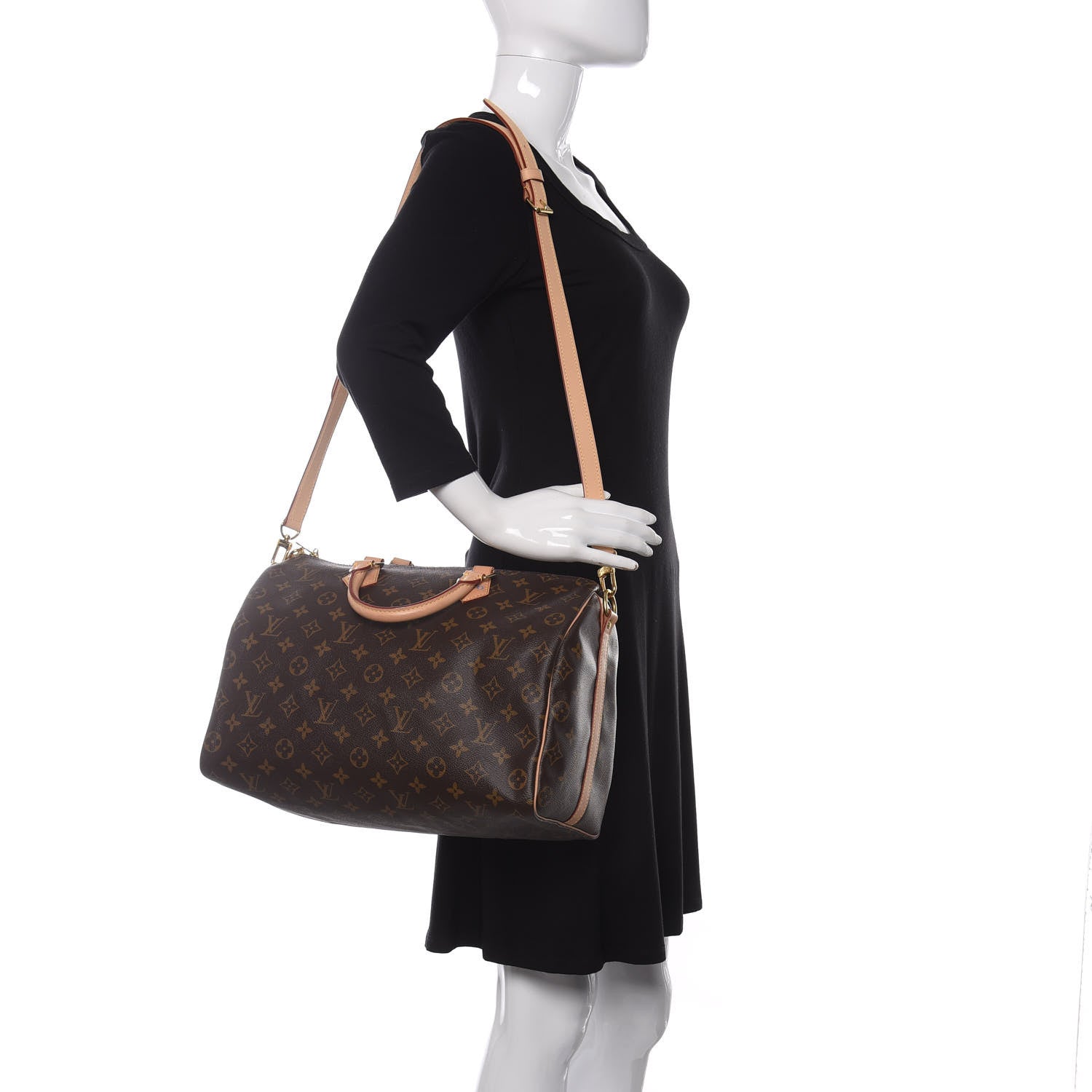 Louis Vuitton Monogram Speedy Bandouliere 35 2 of 9