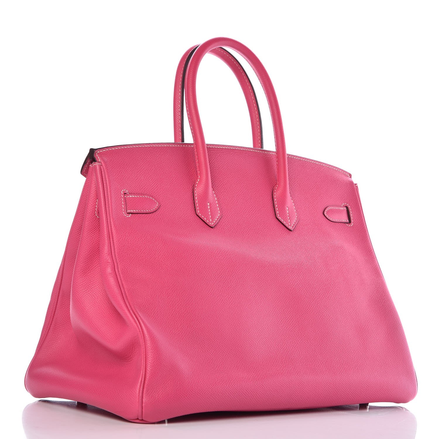 Hermes Epsom Candy Birkin 35 Rose Tyrien Rubis 3 of 41