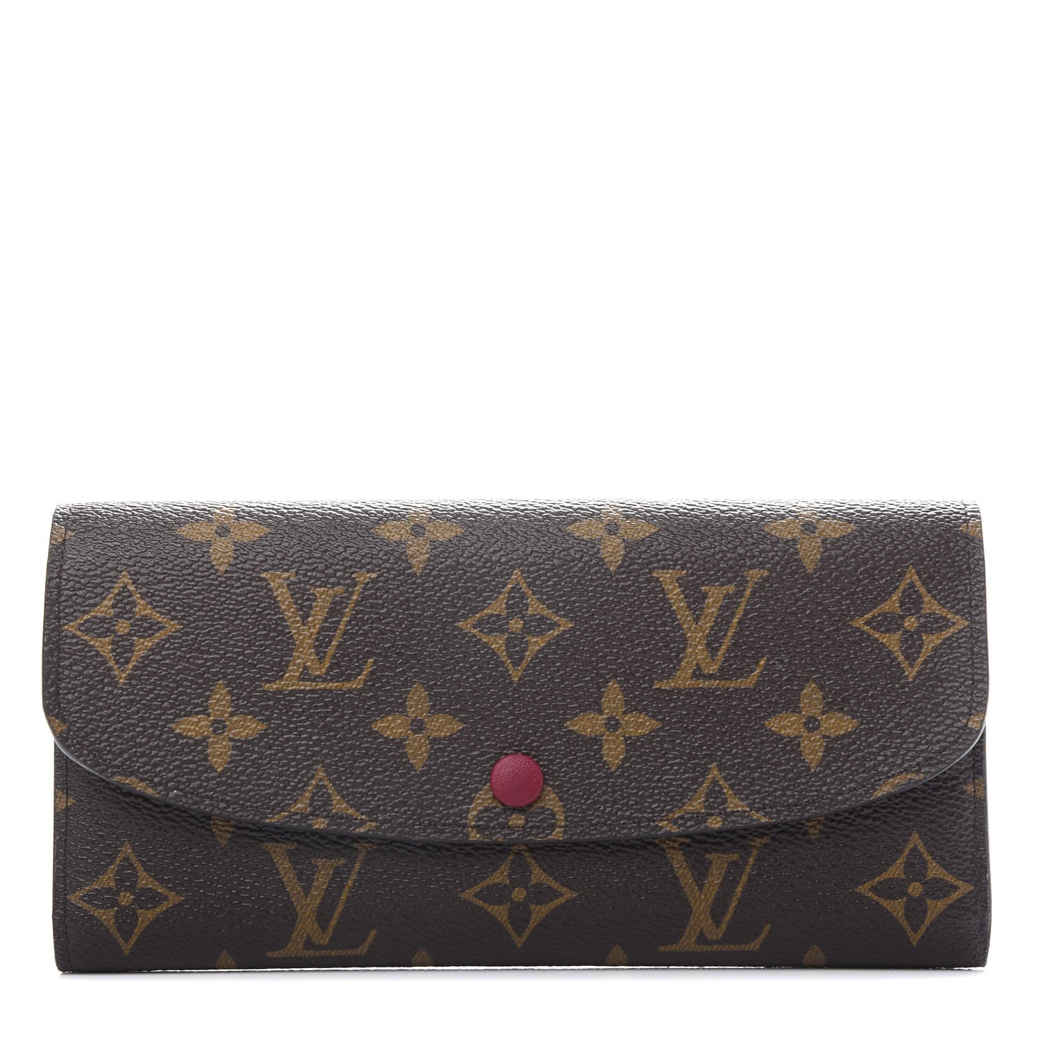 Louis Vuitton Monogram Emilie Wallet Fuchsia 1 of 7