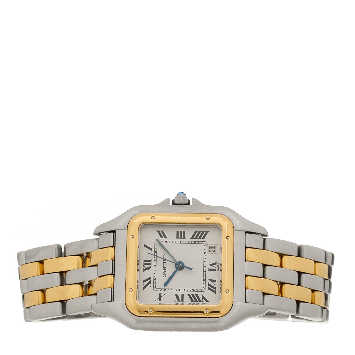 Cartier Stainless Steel 18K Yellow Gold 27mm Panthere Quartz Watch 2 of 5
