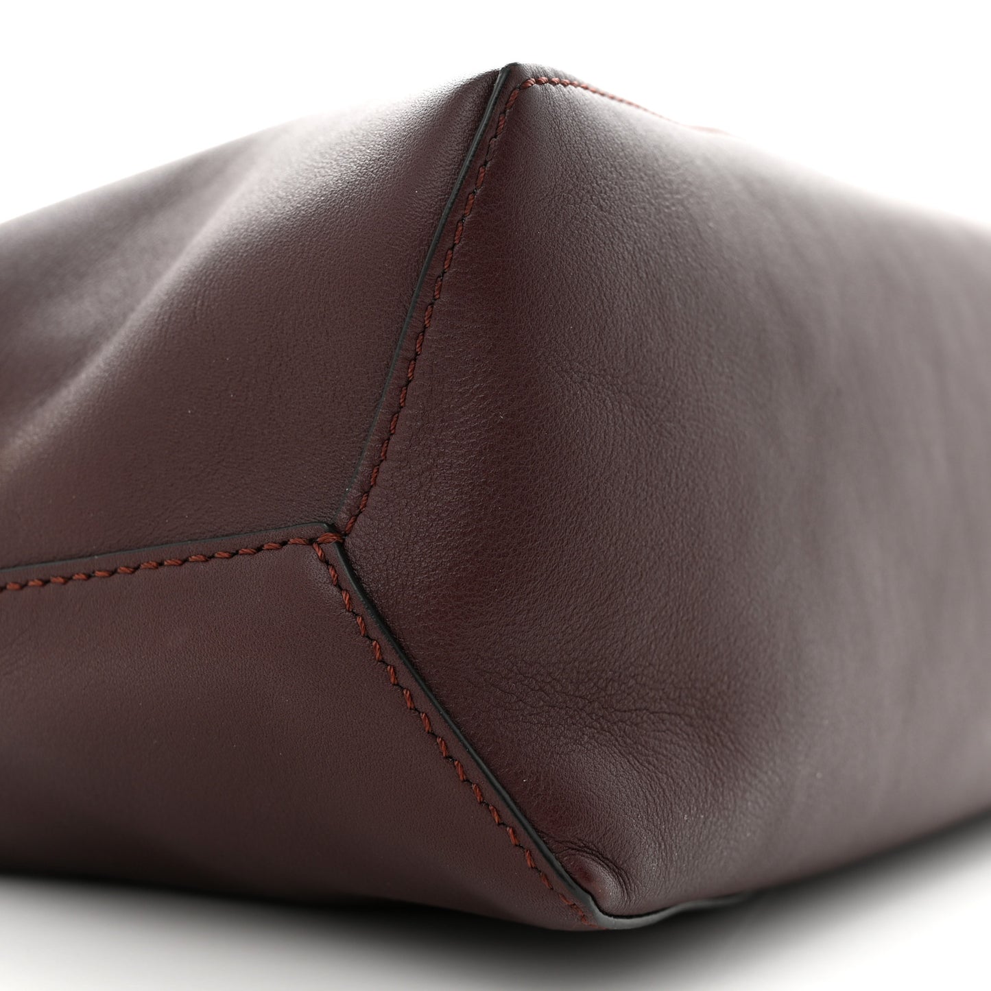Calfskin Puzzle Hobo Prune