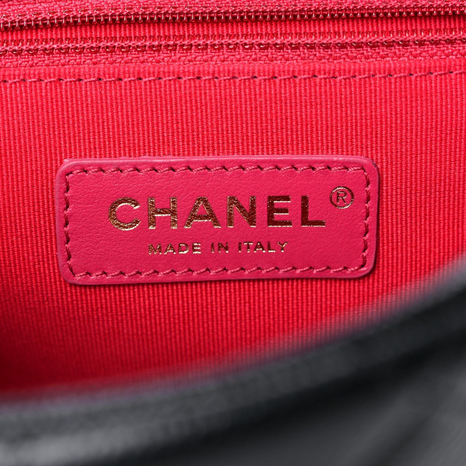 Chanel Shiny Caviar Quilted Chain Melody Backpack Black 7 of 10