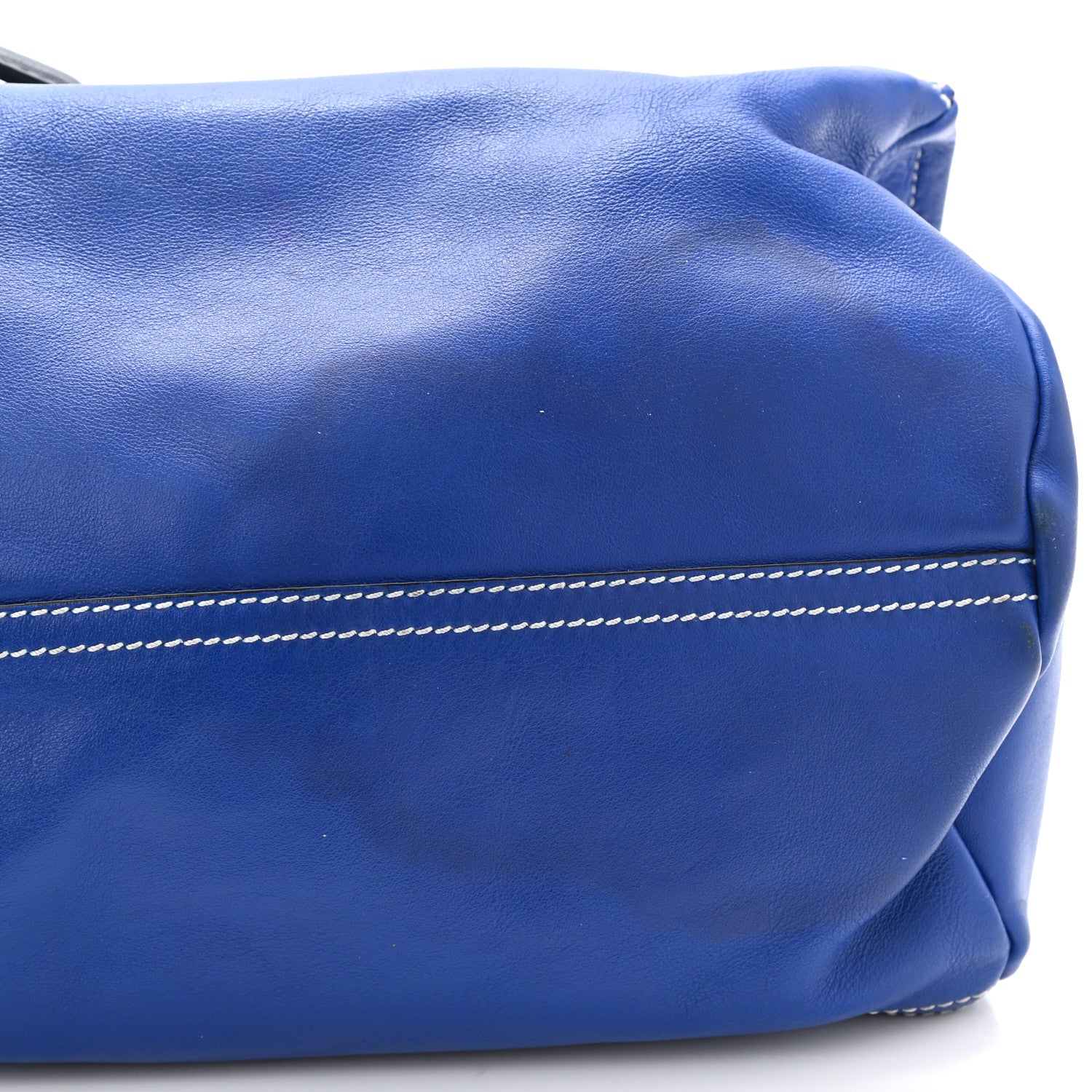 Givenchy Calfskin Small Pandora Logo Strap Blue 13 of 14
