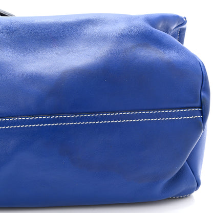 Givenchy Calfskin Small Pandora Logo Strap Blue 13 of 14